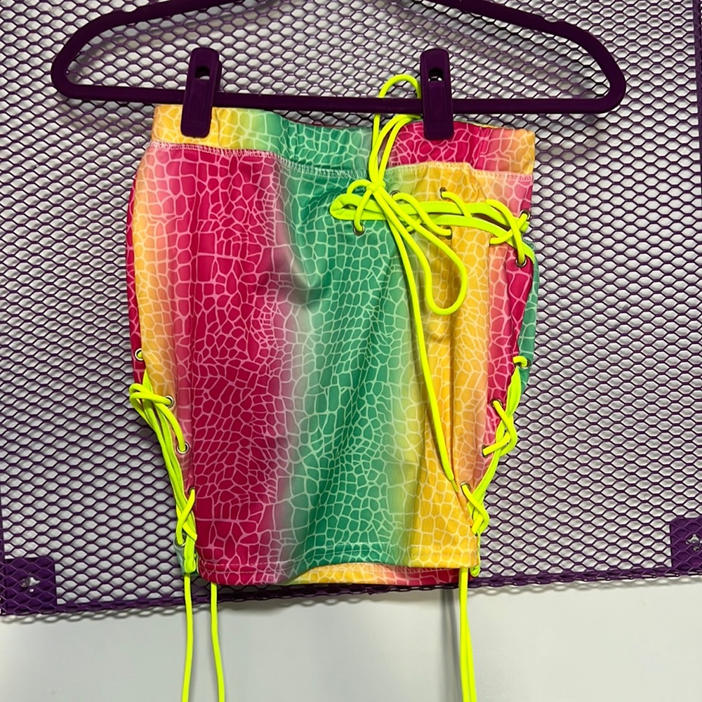 Colorful skirt set